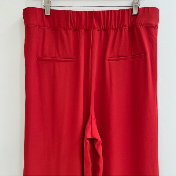 Summersalt Perfect Wide Leg Pants in Lava Red Stretch Pockets EUC Size 14 - Picture 7 of 13